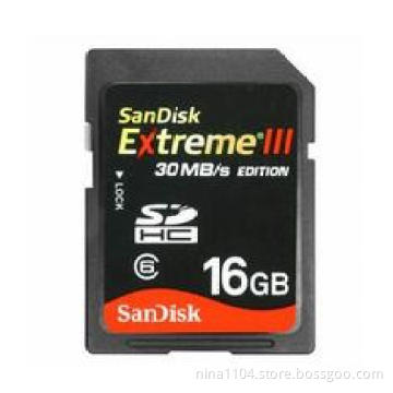 High Speed SDHC Memory Card with Up to 32GB Capacity and 3.3V Voltage